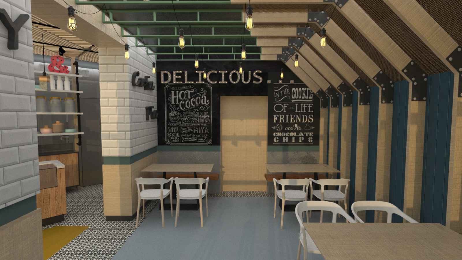 Design interior: cofetarie #MN 1
